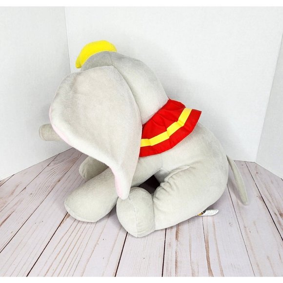 Disney Store Dumbo stuffed plush gray elephant animal medium 14" - Picture 5 of 9